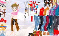 play Cowgirl Dress Up