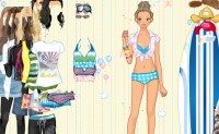 play Surfer Chick Dress Up