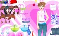 play Hearts And Dots Dressup