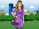 play Purple Fashion Dress Up