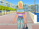 play Cute Blonde Girl Dress Up