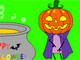 play Halloween Scene Coloring