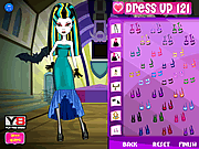 play Monster High Nefera Dress Up