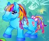 play Rainbow Pony Dress Up