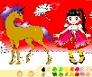 play Baby And Horse