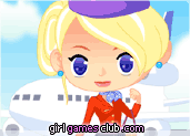 play Airhostess Dress Up