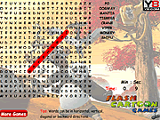 play Kung Fu Panda Word Search