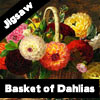 play Basket Of Dahlias Jigsaw