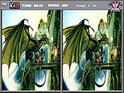 play Spot The Differences-Dragons