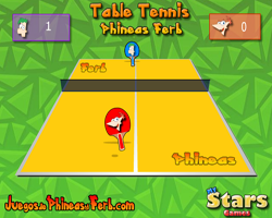 play Table Tennis Phineas Ferb