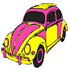 play Pink Turtle Car Coloring