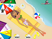 play Babe On Beach Dress Up