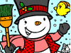 play Snowman Coloring