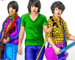 Coloring Jonas Brothers