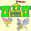 play Two Cute Fairy Coloring
