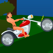 play Tarzan Speed Biker (Tarzan Bike)