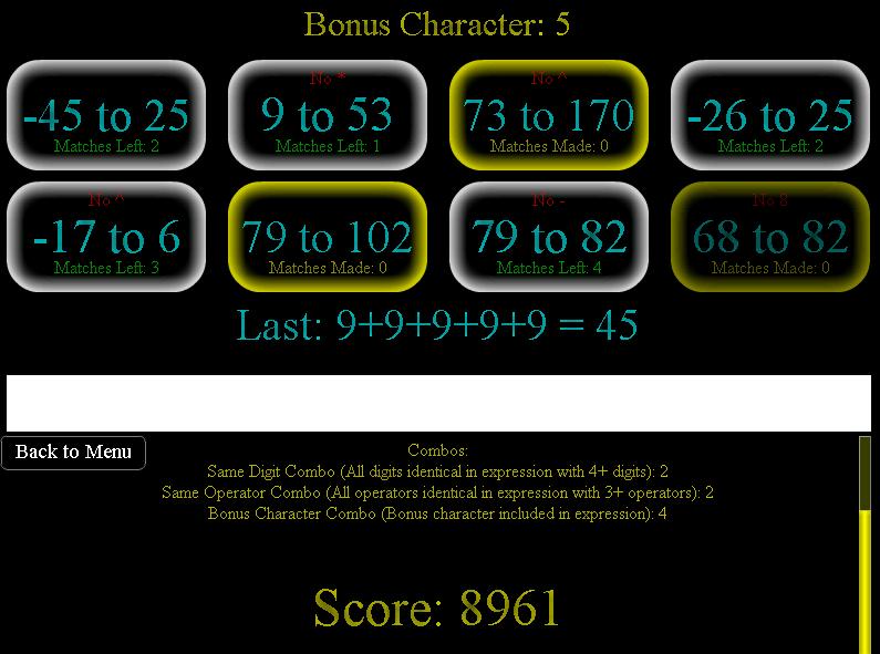play Reverse Calculator