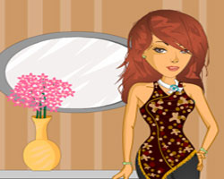 play Young Lady Dress Up