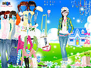 play Spring Doll Dress Up