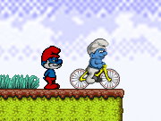 play Smurf Bmx