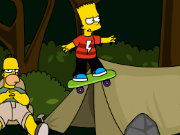 play Bart Skateboarding