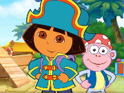 Dora The Explorer Pirate Boat Treasure Hunt