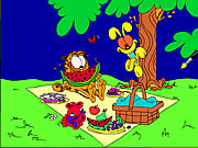 play Garfield Online Coloring