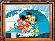 play Sort My Tiles Surfing Mickey