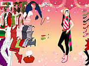 play Christmas Shopping Dressup