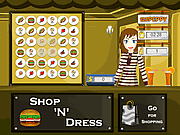 play Shop N Dress Food Roll Game:Ginger And Smart