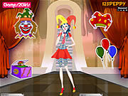 play Billy Clown Girl Dressup