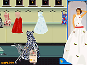 play Shop N Dress Basket Ball Game: Flower Dress