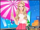 play Barbie In The Rain Dress Up