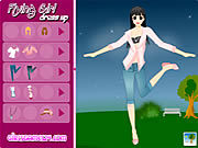 play Flying Girl Dressup