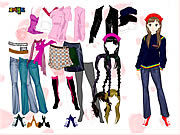 play Colorful Girl Dress Up