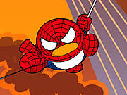 play Qq Penguin: Spiderman