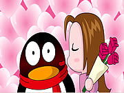 play Qq Penguin: Rose