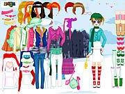 play Winter Walking Dress Up