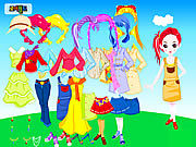 play Colorful Doll Dressup
