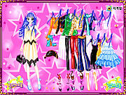 play Blue Hair Star Dressup