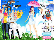 play Spring Rain Dress Up