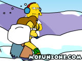 play Simpsons Snowball Fight