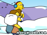 Simpsons Snowball Fight