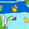 play Ducks On The Little Lake Coloring