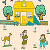 play Grandmother And Dog Coloring