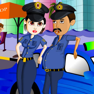 play Police Kissing