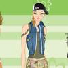play Strong Girl With Navy Style