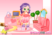 play Pink Dollhouse Decoration