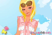 play Celeste Beach Dress Up