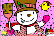 play Snowman Coloring